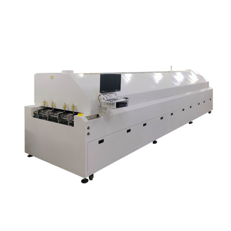 10 Temperature Zones Dual Track Lead-Free Reflow Oven